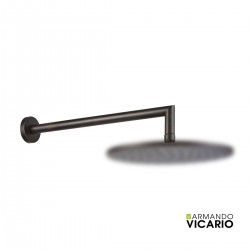 ΒΡΑΧΙΟΝΑΣ ΤΟΙΧΟΥ ΣΤΡΟΓΓΥΛΟΣ 35cm VICARIO RUSTY BLACK