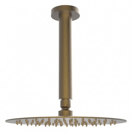 ΒΡΑΧΙΟΝΑΣ ΟΡΟΦΗΣ ΣΤΡΟΓΓΥΛΟΣ 20cm VICARIO ANTIQUE BRASS