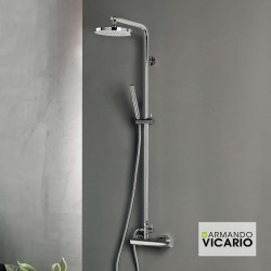 ΜΠΑΤ.ΝΤΟΥΖ+ΣΤΑΘΕΡΗ ΚΟΛΩΝΑ+ΚΕΦΑΛΗ INDUSTRIAL VICARIO CHROME