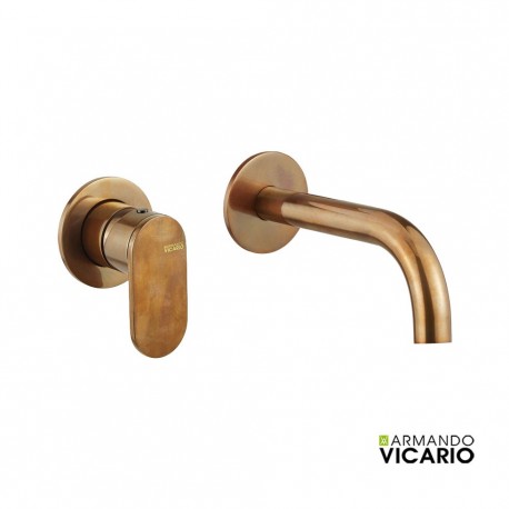 ΜΠΑΤ.ΝΙΠΤ. ΤΟΙΧΟΥ SLIM VICARIO NATURAL BRASS