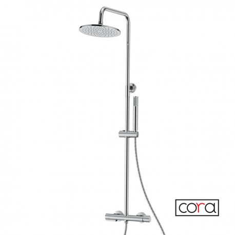 ΜΠΑΤ.ΝΤΟΥΖ+ΜΕΤΑΒΛΗΤΗ ΚΟΛΩΝΑ+ΚΕΦΑΛΗ OCCO CORA CHROME