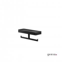 ΧΑΡΤΟΘΗΚΗ ΔΙΠΛΗ ΜΕ ΕΤΑΖΕΡΑ TIGER GEESA BLACK MATT