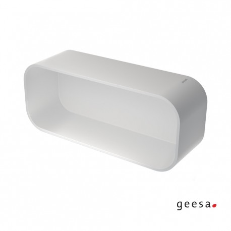 ΜΠΟΥΚΑΛΟΘΗΚΗ 25x11,1 εκ. FRAME GEESA WHITE MATT