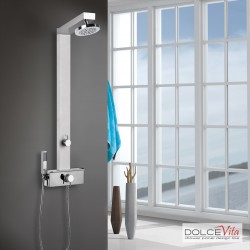 ΣΤΗΛΗ ΝΤΟΥΖ GEMMA PLUS ΜΕ ΜΙΚΤΗ CHROME