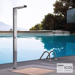 ΣΤΗΛΗ ΝΤΟΥΖ NEDA ICOS ΕΠΙΔΑΠΕΔΙΑ ΥΨΟΣ 210 εκ. INOX