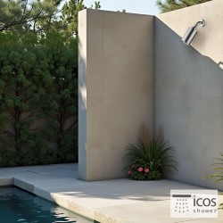 ΚΕΦΑΛΗ ΝΤΟΥΖ GEM ΕΠΙΤΟΙΧΗ ICOS 316 BRUSHED INOX