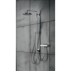 ΚΟΛΩΝΑ 120εκ. ΜΕ ΣΤΡΟΓΓ.ΚΕΦΑΛΗ Φ20 εκ. & ΤΗΛΕΦ.  CHROME