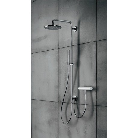 ΚΟΛΩΝΑ 120εκ. ΜΕ ΣΤΡΟΓΓ.ΚΕΦΑΛΗ Φ20 εκ. & ΤΗΛΕΦ.  CHROME