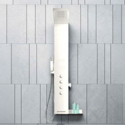 ΣΤΗΛΗ ΝΤΟΥΖ ΥΨΟΣ 140 εκ. ALUMINUM WHITE