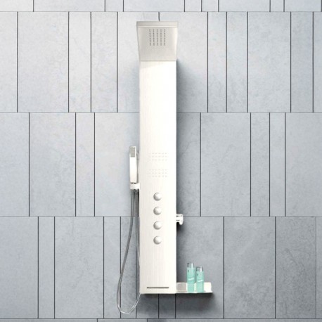 ΣΤΗΛΗ ΝΤΟΥΖ ΥΨΟΣ 140 εκ. ALUMINUM WHITE