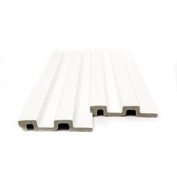 PS PANEL ΜΕ 3D ΠΗΧΑΚΙΑ 01 RESIDENCE 21/122 mm WHITE