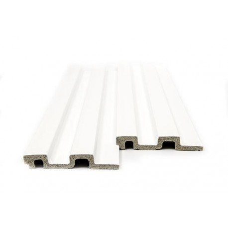 PS PANEL ΜΕ 3D ΠΗΧΑΚΙΑ 01 RESIDENCE 21/122 mm WHITE