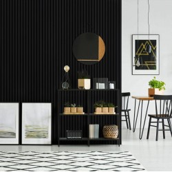 PS PANEL ΜΕ 3D ΠΗΧΑΚΙΑ 10 RESIDENCE 21/122 mm BLACK
