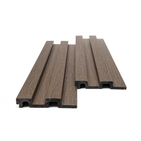 PS PANEL ΜΕ 3D ΠΗΧΑΚΙΑ 44 RESIDENCE 21/122 mm BROWN OAK